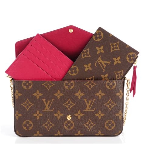 louis vuitton monogram felicie|louis vuitton chain wallet felicie.